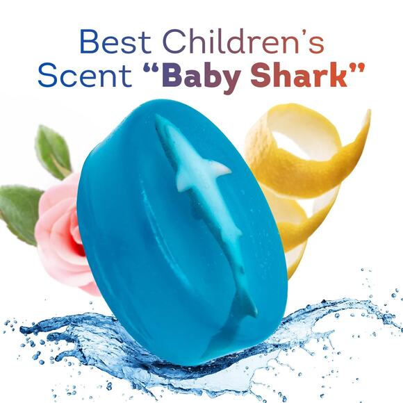 Baby Shark Soap Bar For Kids With SEA ANIMAL Toy Inside - Picture 3 of 7